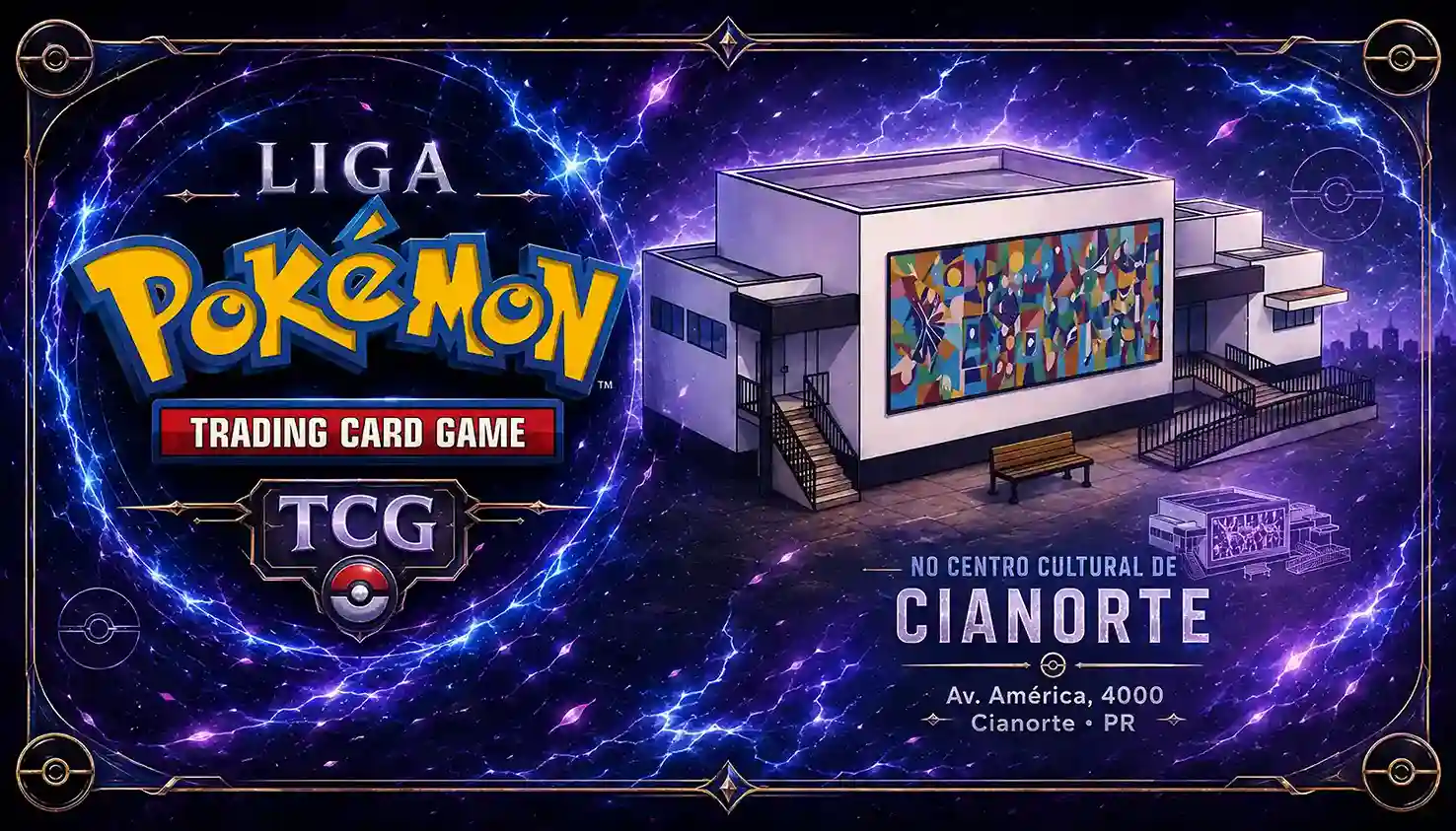 Card de resultado da Liga de Pokémon da comunidade Cianorte Card Masters