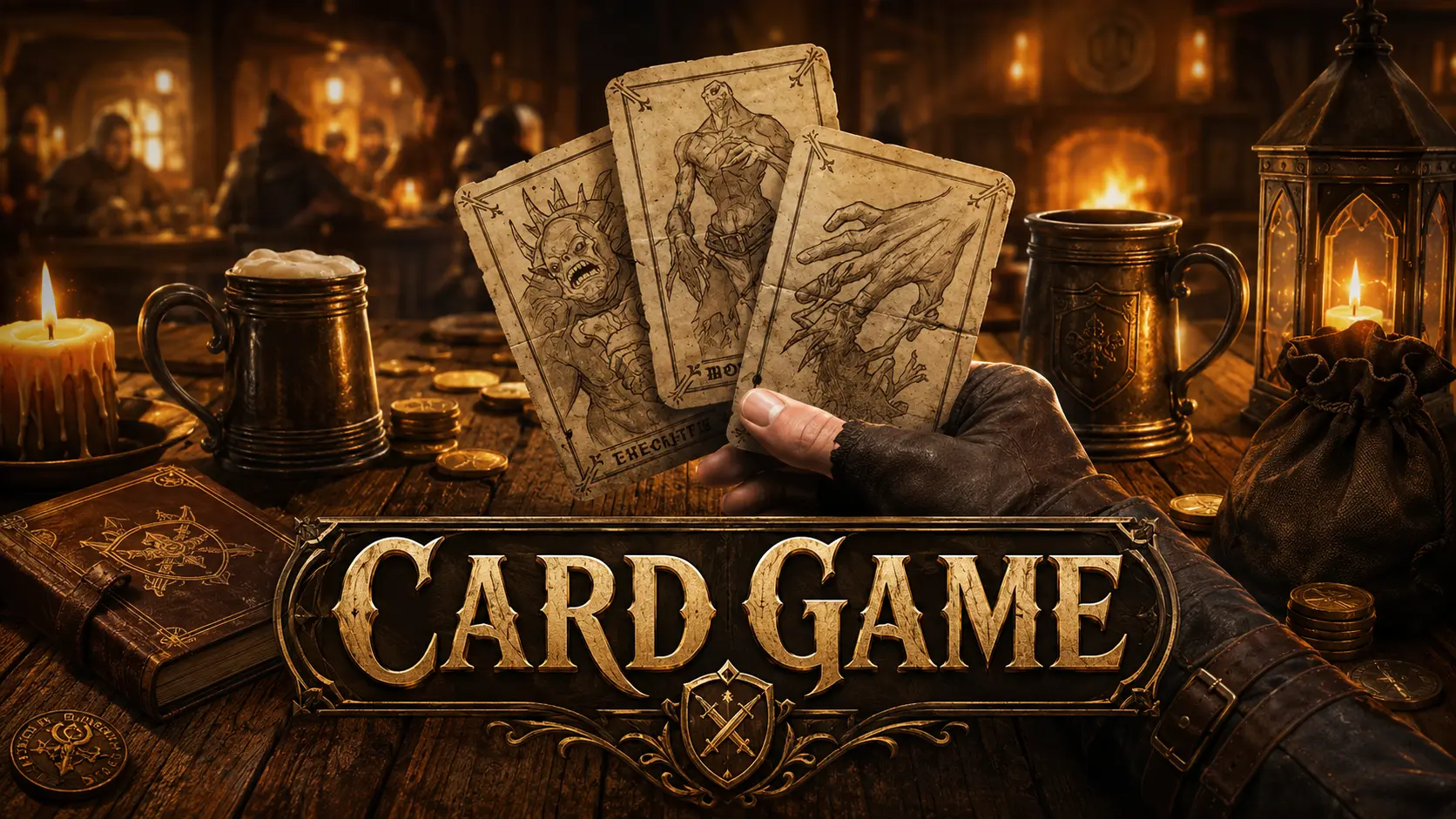 Cartas e acessórios de card games representando distribuição de Flesh and Blood no Brasil