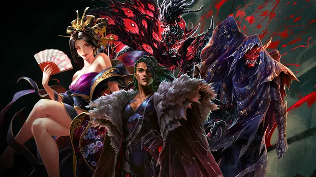 Banner com heróis Assassin de Flesh and Blood
