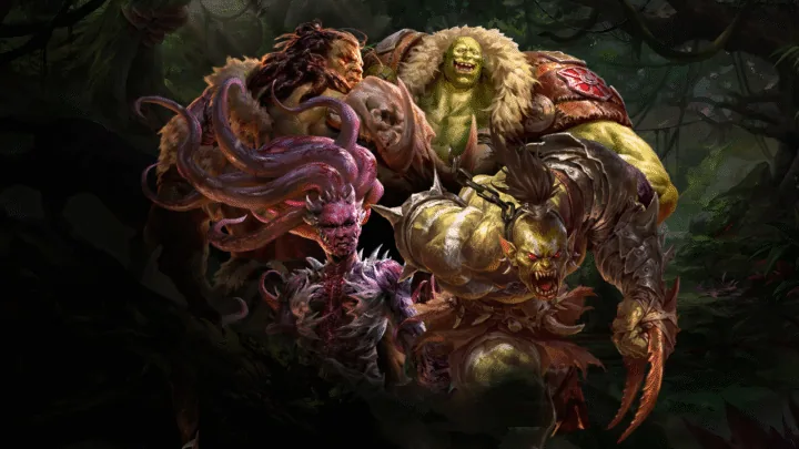 Banner com heróis Brute de Flesh and Blood