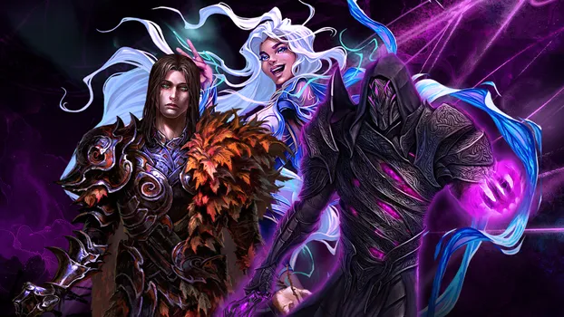 Banner com heróis Runeblade de Flesh and Blood